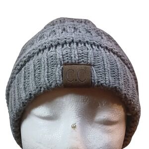 C.C. Beanie Hat - Grey‎ Color SKUM021